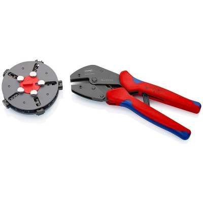 Kleště Knipex MultiCrimp® Lisovací kleště s výměnným zásobníkem, brunýrované 250 mm 973302 (973302) – Hledejceny.cz