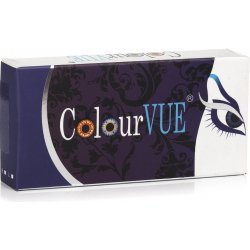 MaxVue ColorVue Crazy Red Devil tříměsíční dioptrické 2 čočky