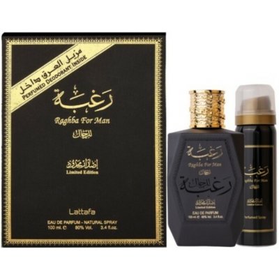 Lattafa Perfumes Raghba pánská EDP 100 ml a deospray 50 ml – Zboží Mobilmania
