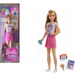 Barbie Chůva blondýnka v růžových šatech s jednorožcem – Hledejceny.cz