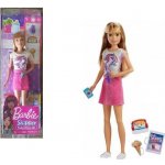 Barbie Chůva blondýnka v růžových šatech s jednorožcem – Zbozi.Blesk.cz