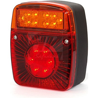 WAS W18/475 LED Koncové světlo 12/24V s osvětlením SPZ – Hledejceny.cz