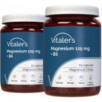Vitaler's Hořčík 125 mg + vitamín B6 60 kapslí – Hledejceny.cz