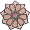 Koupelnová předložka Grund Sherezad růžová-broskvová-stříbrná průměr 120 cm