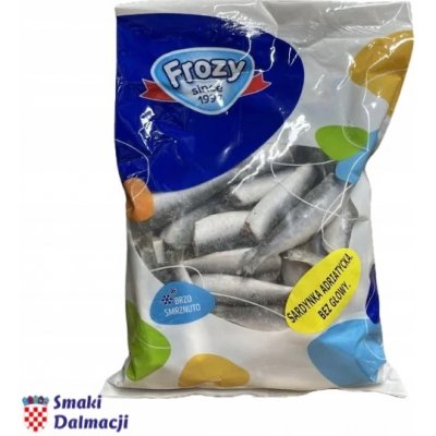 Frozy Jadranské sardinky bez hlavy, zmrazené 1 kg – Zboží Dáma