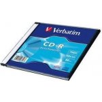 Verbatim CD-R 700MB 52x, Extra Protection, slim, 200ks (43347) – Zboží Živě