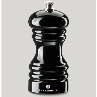 Zassenhaus Berlin mlýnek na sůl černý lesk 12 cm – Zboží Dáma