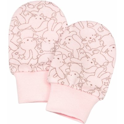Esito Bavlněné rukavičky pro miminko Zája Delicate pink růžová – Zboží Mobilmania