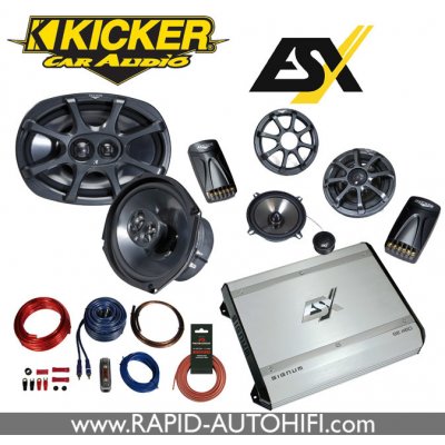 ESX Audio SE460 + Kicker KS50.2 a KS6930