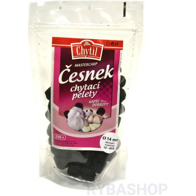 Chytil Chytací pelety s dírou 250g 14mm Česnek – Zbozi.Blesk.cz