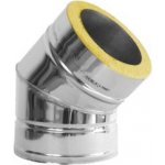 Bokra Komínové koleno 45° 150mm IZOL turbo – Sleviste.cz