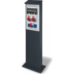 SCAME Pilíř pro zásuvkové 659.BA5040-BL antracit – Zboží Mobilmania