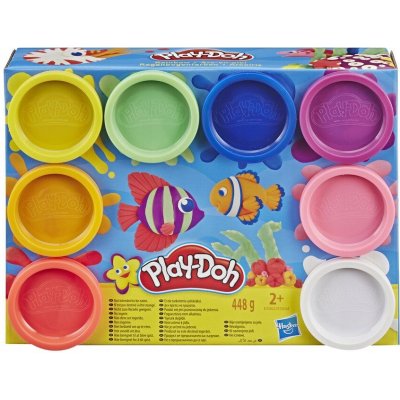 Play Doh modelína sada 8 tub Duhové barvy Hasbro E5062 – Zboží Dáma