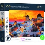 TREFL UFT Romantic Sunset: Oia Santorini 1500 dílků – Sleviste.cz