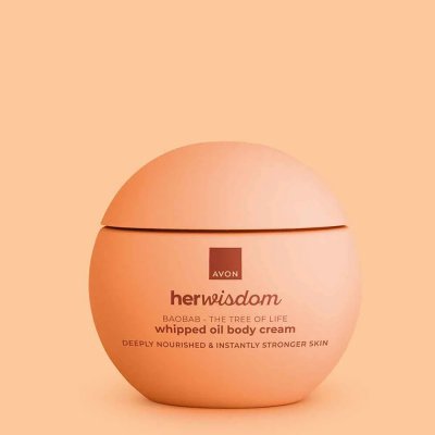 AVON Nadýchaný tělový krém Her Wisdom Baobab 180 ml – Hledejceny.cz