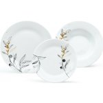 Arôme Home jídelní sada Vrba extra bílá 18 ks – Zboží Mobilmania
