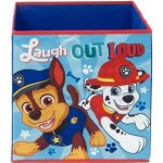 Arditex Úložný box Tlapková Patrola 31x31x31 modrý – Zboží Dáma