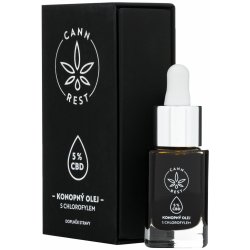 Cann Rest CBD 5% v konopném oleji s chlorofylem 15 ml