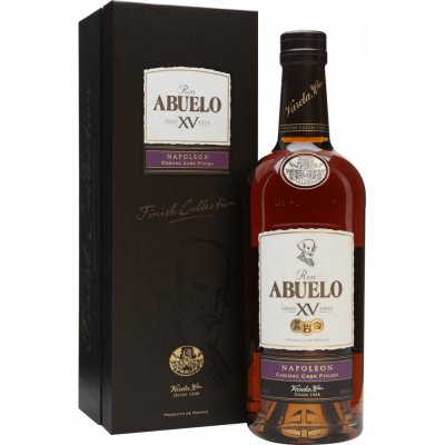 Ron Abuelo XV Napoleon Cask Finish 40% 0,7 l (kazeta) – Hledejceny.cz
