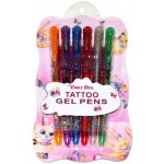 Gelová pera tetovací 6 ks – Zboží Dáma