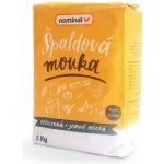 Nominal Špaldová celozrnná mouka jemně mletá 1kg – Zboží Dáma