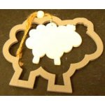 OZ124 Ovečka šedo-bílá k zavěšení – Zboží Dáma