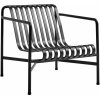 Zahradní židle a křeslo Hay Křeslo Palissade Lounge Chair Low nízké antracitové