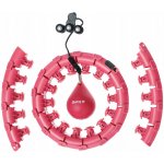 DrFit Hula hoop s cvočky 120 cm růžová – Sleviste.cz