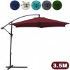 Zahradní slunečník SWANEW Slunečník SWANEW Parasol Traffic Light Umbrella 350 cm Slunečník, slunečník, zahradní slunečník červený