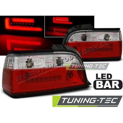 BMW E36 12.1990-08.1999 C/C zadní LED lampy red white BAR – Hledejceny.cz