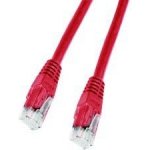 PremiumCord sputp02R Patch UTP RJ45-RJ45 level 5e, 2m, červený – Hledejceny.cz