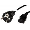 Napájecí kabel InLine 0,5 m černý 16651H