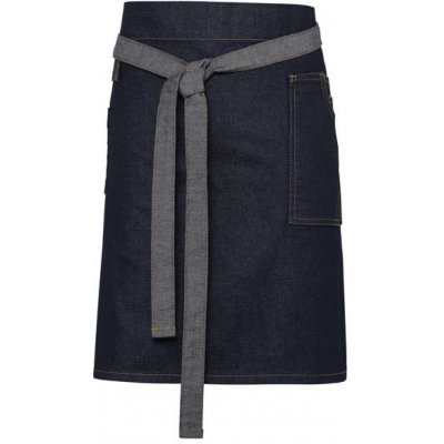 Premier Riflová zástěra do pasu DIVISION indigo modrá hnědá džínovina – Zboží Dáma