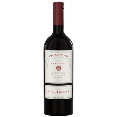 Scavi & Ray Primitivo Salento IGT 13% 0,75 l (holá láhev) – Hledejceny.cz