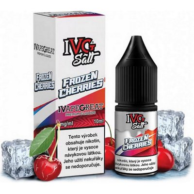 I VG Salt Frozen Cherries 10 ml 20 mg – Zboží Mobilmania