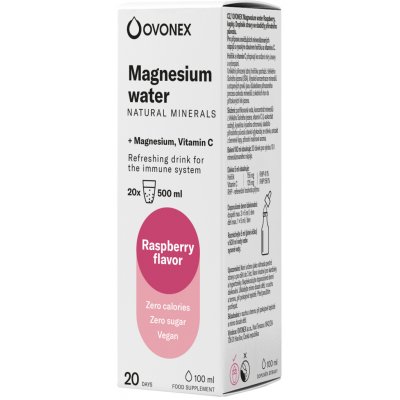 Ovonex Magnesium water Raspberry 100 ml – Hledejceny.cz