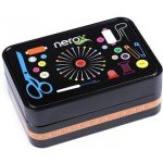 Plechová krabička na šicí potřeby (10 x 14,5 x 5,6 cm) – Zboží Dáma