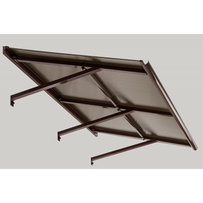 Robelit Plus polykarbonátová 210x105cm hnědá – Zboží Mobilmania