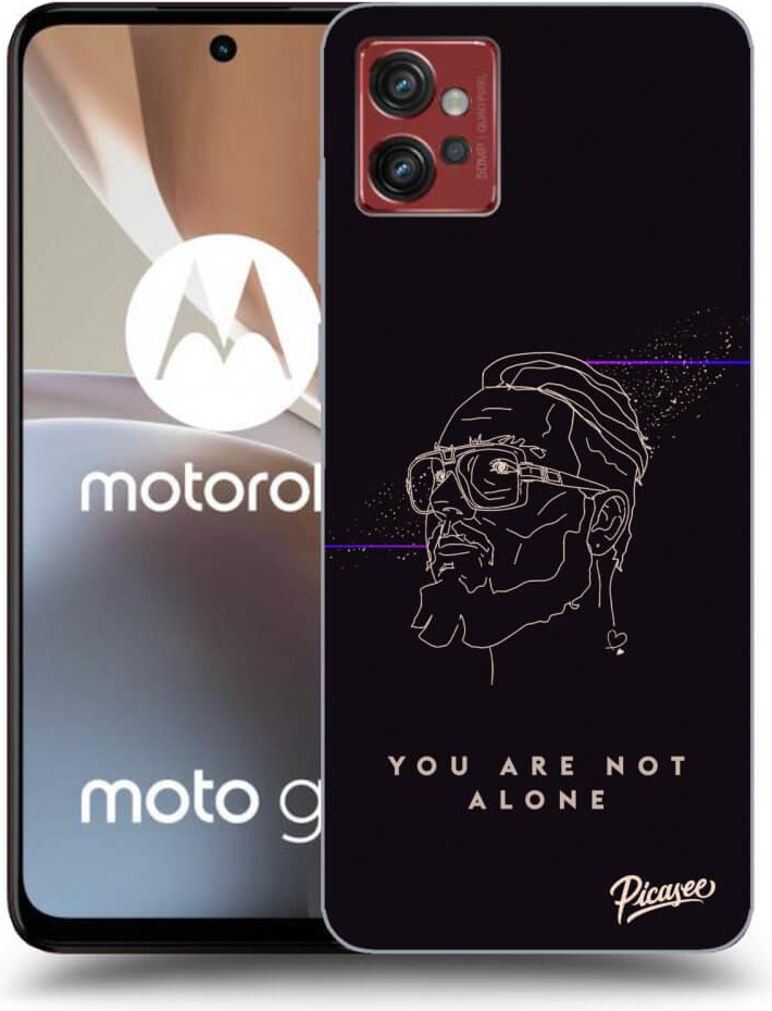 Pouzdro Picasee silikonové Motorola Moto G32 - You are not alone čiré