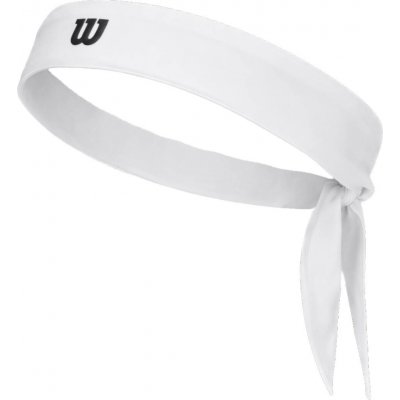 Wilson U TIE Headband Bílá Tmavě modrá – Zboží Dáma