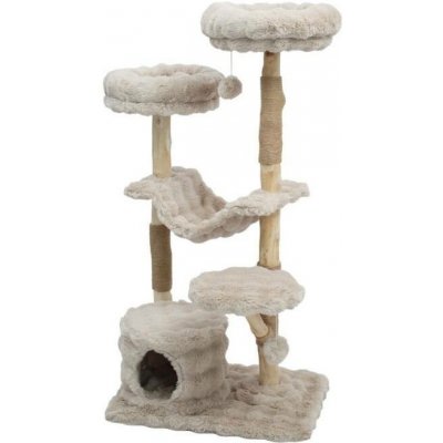 PetBuddy škrabadlo Orvieta béžové 71 x 51 x 145 cm – Zboží Dáma