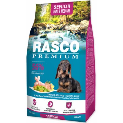 Rasco Premium Senior Small & Medium 3 kg – Zbozi.Blesk.cz