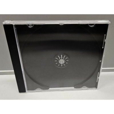 Krabička - CD box komplet / Krabička čirá+tray černý [CD] – Zboží Živě