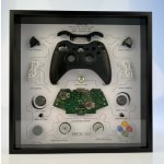 Microsoft Xbox 360 Wirless Controller, rámeček s rozebraným ovladačem – Hledejceny.cz