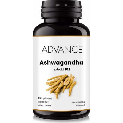 Advance Ashwangandha 90 kapslí extrakt 10:1 – Hledejceny.cz