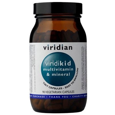 Viridian Viridikid multivitamín pro děti, 90 kapslí