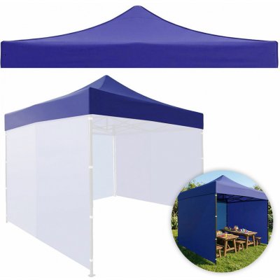 MultiGarden DN-C3X3-8 Střešní plachta 3x3 m pro zahradní stan 420D PVC modrý – Sleviste.cz