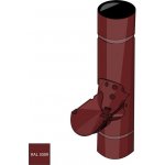 KJG Odvaděč vody 100 mm pozink ocelově červená – Zboží Mobilmania