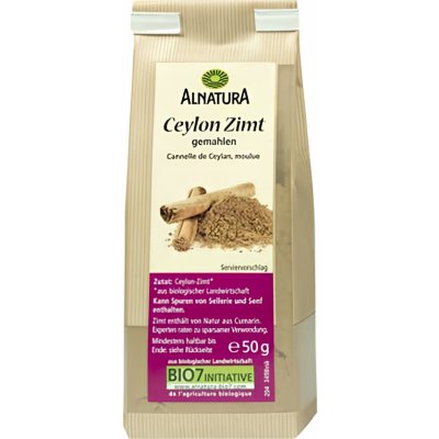 Alnatura Bio Koření skořice Cejlonská mletá 50 g – Hledejceny.cz