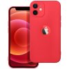 Pouzdro a kryt na mobilní telefon Apple Pouzdro Swissten Soft Joy Apple iPhone 12 Mini, červené